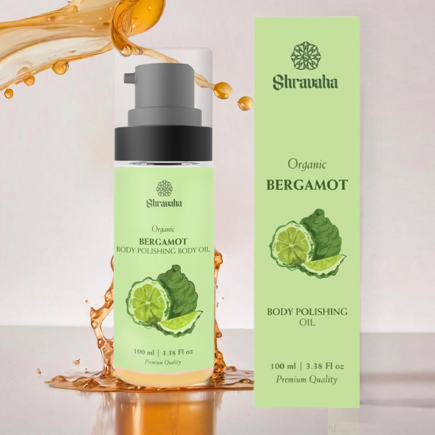 Organic Bergamot Body Polishing Oil