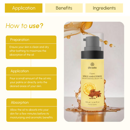 Organic Spice & Citrus Moisturizing Oil